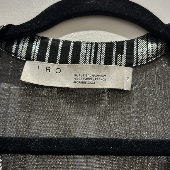 Exceptional IRO black and silver gown - Picture 3 of 4